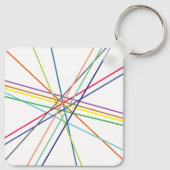 mehrfarbige Kreuzungen Schlüsselanhänger (Rückseite)