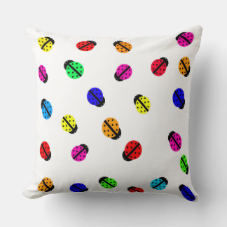 Mehrfarbige Lady Bug Pillow Kissen