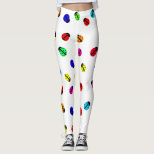 Mehrfarbige Lady Bugs Leggings