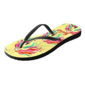 mehrfarbige Langhaargöttin Thunder_Cove Badesandalen (Schrägansicht)