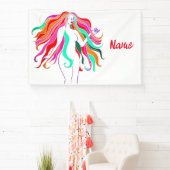 mehrfarbige Langhaargöttin Thunder_Cove Banner (InSitu)