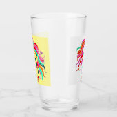 mehrfarbige Langhaargöttin Thunder_Cove Glas (Rechts)