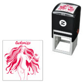 mehrfarbige Langhaargöttin Thunder_Cove Permastempel (Beispiel)