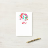 mehrfarbige Langhaargöttin Thunder_Cove Post-it Klebezettel (Auf Schreibtisch)