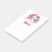 mehrfarbige Langhaargöttin Thunder_Cove Post-it Klebezettel (angewinkelt)