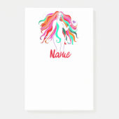 mehrfarbige Langhaargöttin Thunder_Cove Post-it Klebezettel (Vorderseite)