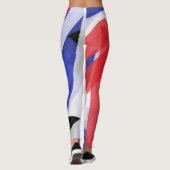 Mehrfarbige Leggings (Rückseite)