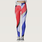 Mehrfarbige Leggings (Vorderseite)