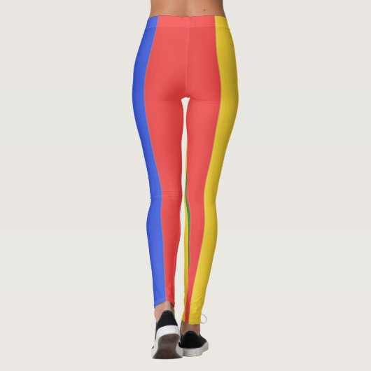 mehrfarbige Leggings (Rückseite)