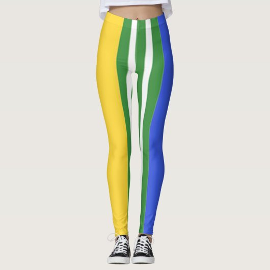 mehrfarbige Leggings (Vorderseite)