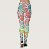 mehrfarbige Leggings (Rückseite)