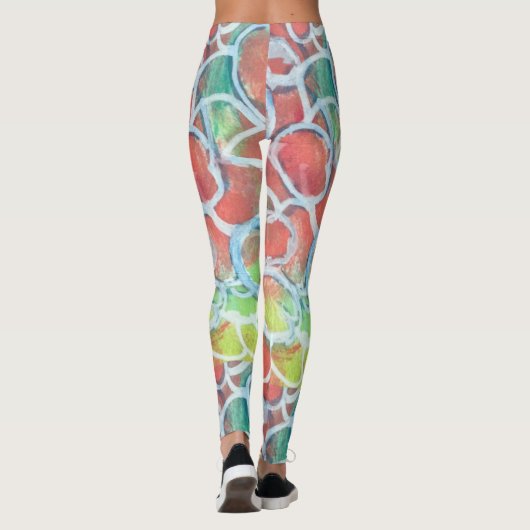 mehrfarbige Leggings (Rückseite)