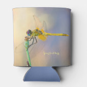 mehrfarbige Libelle Dosenkühler (Rückseite)