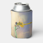 mehrfarbige Libelle Dosenkühler (Kanne Rückseite)