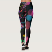 Mehrfarbige Lichter Leggings (Rückseite)
