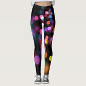 Mehrfarbige Lichter Leggings (Vorderseite)