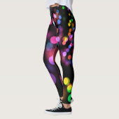 Mehrfarbige Lichter Leggings (Links)