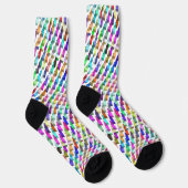 Mehrfarbige Limonadenflaschen Socken (Rechts)