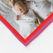 Mehrfarbige lustige Kinder Fleecedecke (Ecke)