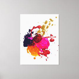 mehrfarbige Malkunst Leinwanddruck