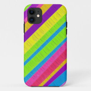Mehrfarbige Malstreifen iPhone 11 Hülle