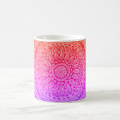 Mehrfarbige Mandala Original Kunst Tasse (Mittel)