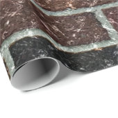Mehrfarbige Marmorziegel Geschenkpapier (Rolleneckpunkt)