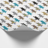 Mehrfarbige Meeresschildkröten Thunder_Cove Geschenkpapier (Ecke)