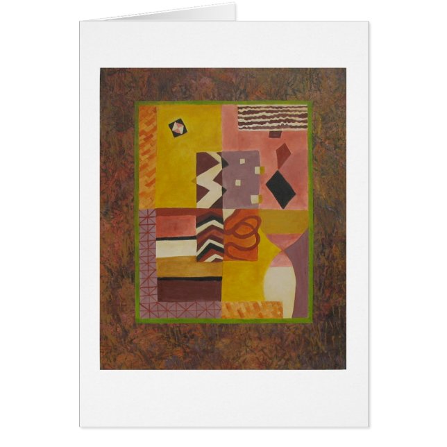 Mehrfarbige moderne abstrakte Kunst (Vorne)