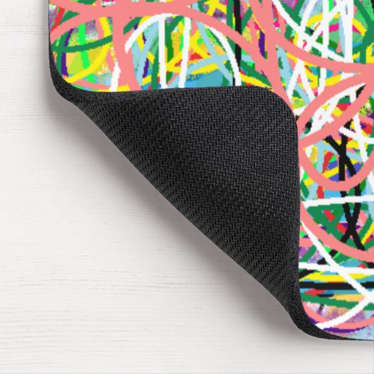 mehrfarbige Muster Mousepad (Ecke)