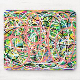 mehrfarbige Muster Mousepad