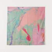 Mehrfarbige Ölfarbe Textur. Abstrakte Kunststütze Wandteppich (Vorderseite (Horizontal))