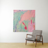 Mehrfarbige Ölfarbe Textur. Abstrakte Kunststütze Wandteppich (Beispiel (Horizontal))