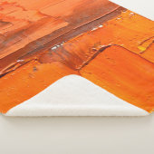 Mehrfarbige Ölfarbe Textur. Abstrakter Kunstgriff Sherpadecke (3/4)