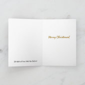 Mehrfarbige Orgelpfeifen Weihnachtskarte Feiertagskarte (Innenseite)