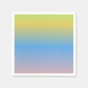 Mehrfarbige Pastell-Baby-Shower-Geburtstag Serviette