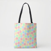 Mehrfarbige Pastell-Punkte-Muster Tasche (Vorderseite)