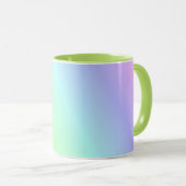 Mehrfarbige Pastellmuster Tasse (VorderseiteRechts)