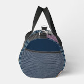 Mehrfarbige Patchwork-Retro-Muster im rustikalen S Duffle Bag (Rechts)