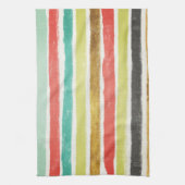 Mehrfarbige Pinselstriche Handtuch (Vertikal)