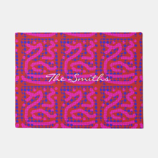 mehrfarbige Polka-Punkte Thunder_Cove Fußmatte (Vorderseite)