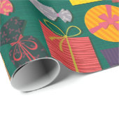 mehrfarbige Präparate Geschenkpapier (Rolleneckpunkt)