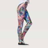 Mehrfarbige Print-Leggings Leggings (Rechts)