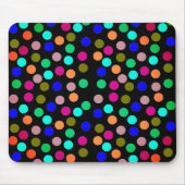 Mehrfarbige Punkte-Mauspad Mousepad (Vorne)