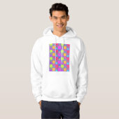 Mehrfarbige Quadrate 2011 Hoodie (Vorne ganz)