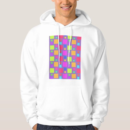 Mehrfarbige Quadrate 2011 Hoodie (Vorderseite)