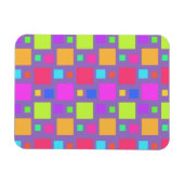 Mehrfarbige Quadrate 2011 Magnet (Horizontal)