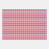 Mehrfarbige Quadrate Geschenkpapier Set (Vorderseite 3)