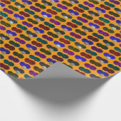 Mehrfarbige Rasenschalen, Geschenkpapier (Ecke)