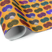 Mehrfarbige Rasenschalen, Geschenkpapier (Rolleneckpunkt)